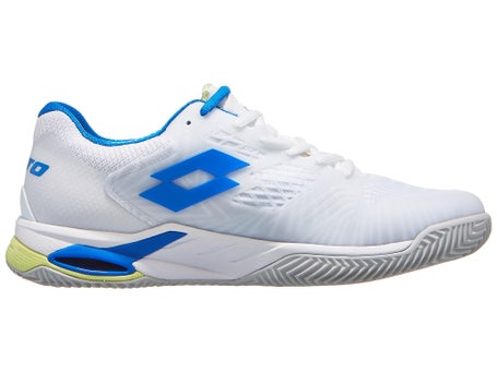 Lotto Mirage 100 II Clay\White/Blue/Lime Mens Shoes