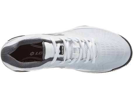 Lotto Mirage 100 Clay\ White/Asphalt/Gray Mens Shoes