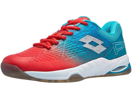 Zapatillas hombre Lotto Superrapida 100 Rojo Blanco Azul PÁDEL