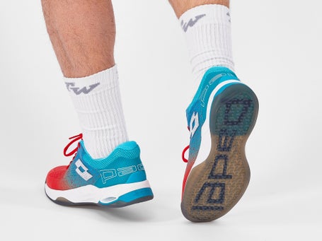Lotto Superrapida 100 Padel\ Red/White/Blue Mens Shoes