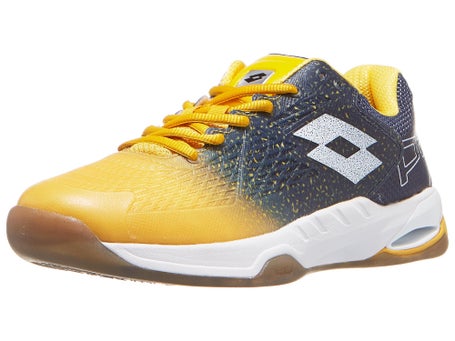 Zapatillas hombre Lotto Superrapida 100 Amarillo Blanco Azul PÁDEL