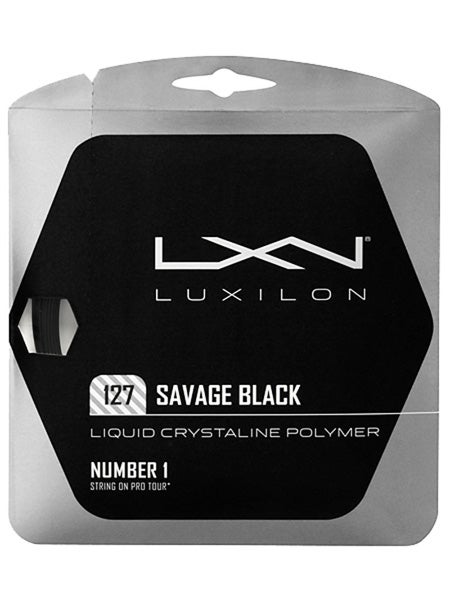 Luxilon Savage Black 1,27 mm 200m Tennissaite 