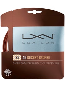 Luxilon 4G 1.25mm Tennissaite - 12m Set (Desert Bronze)