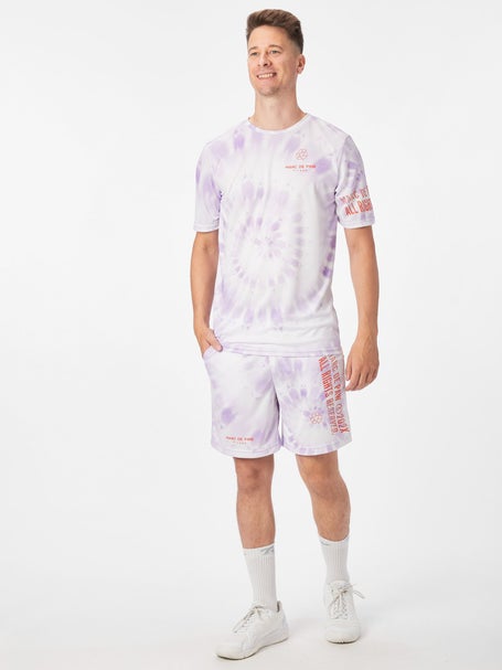 Marc De Paw Mens Tie-Dye Lavender Top