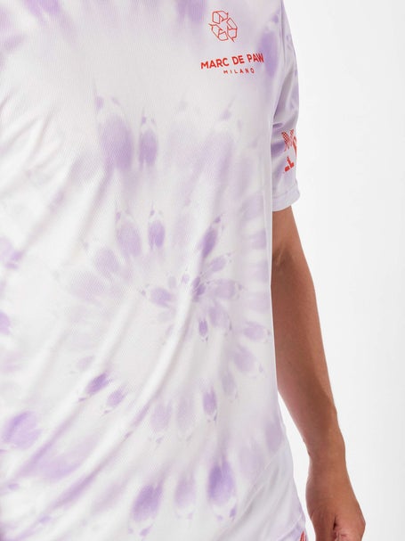 Marc De Paw Mens Tie-Dye Lavender Top
