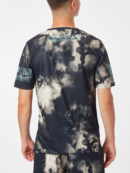 Marc De Paw Mens Tie-Dye Dark Top