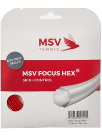 MSV Focus HEX 1.23mm Saite - 
12.2m Set / Rot
