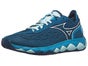 Mizuno Wave Enforce Tour Clay Blue/White/Blue Mens Shoe