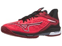 Chaussures Homme Mizuno Wave Exceed Tour 6 Rouge/Ebony - TERRE BATTUE
