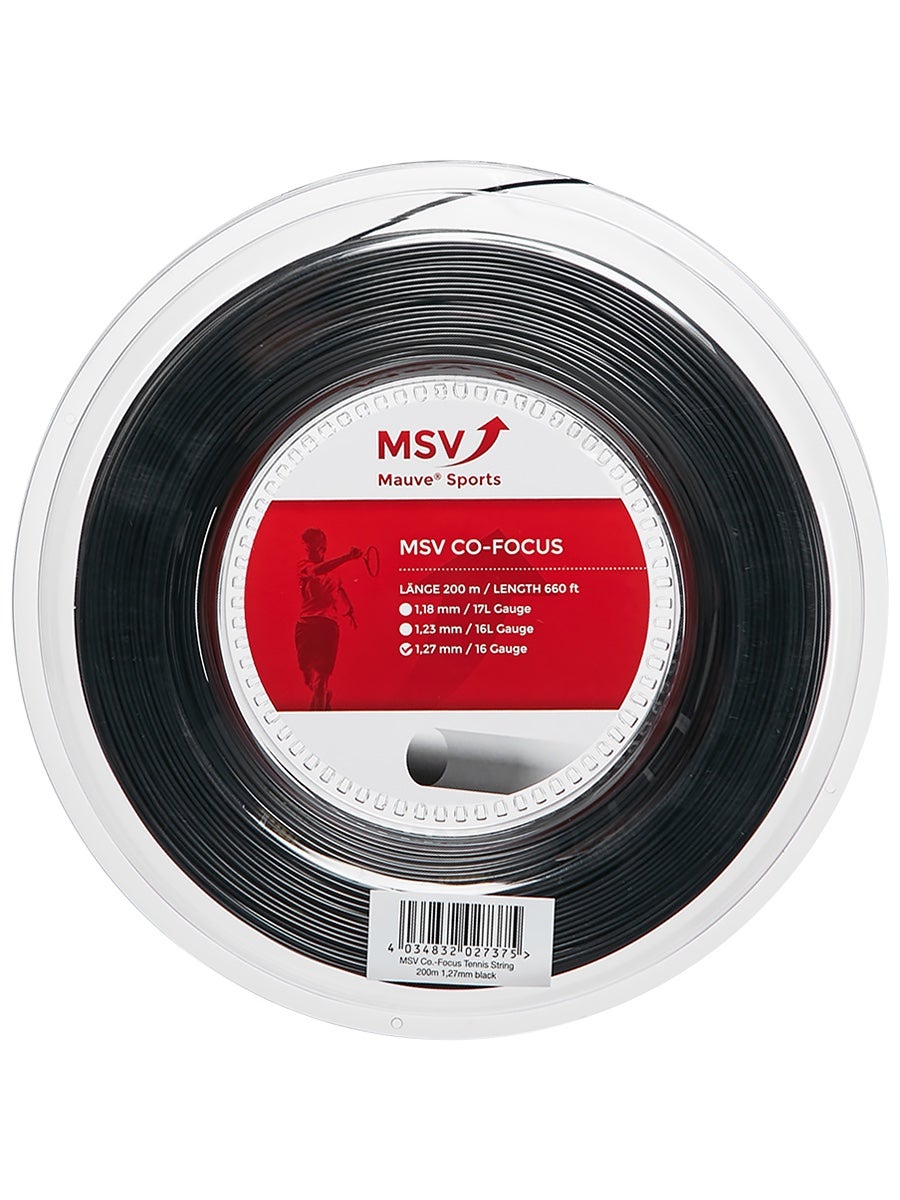 MSV Focus-Hex 16 1.27mm Tennis Strings 200M Reel 