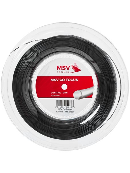 MSV Co Focus 1.23mm Tennissaite 200m Rolle