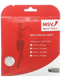 MSV Focus HEX 1.18mm Tennissaite - 12.2m Set