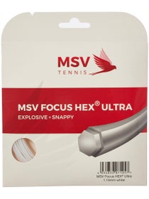 MSV Focus HEX Ultra 1.15mm Tennissaite - 12.2m Set