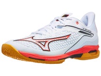 Mizuno Wave Exceed Tour 6 Clay White/Coral Men Shoe