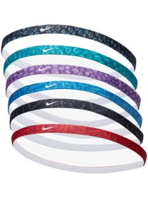 Nike Headbands Assorted 6PK Black/Jade