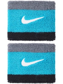 Nike Spring Swoosh Singlewide Wristbands Grey/Teal