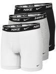 Nike Herren Boxer-Slip 3er-Pack - Schwarz/Grau/Wei&#xDF;