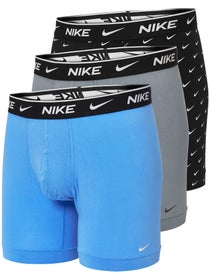 3 Boxers Nike Homme Imprim&#xE9;s/Gris/Bleu