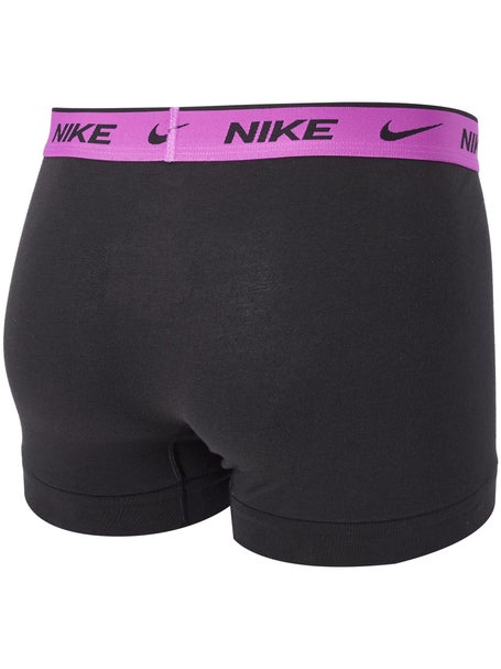 Nike Men's Cotton Stretch 3-Pack Trunk - Grey/Purple