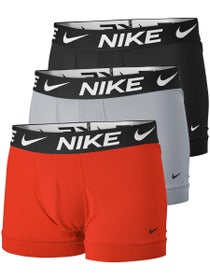 Nike Men's Essential Micro 3-Pack Trunk - Bk/Gr/Orang