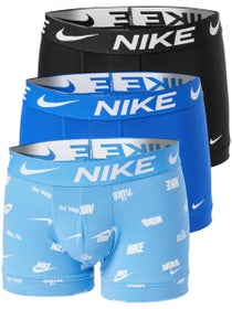 3 boxers Homme Nike Essential Micro - Bleu