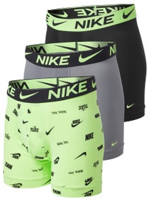 3 boxers Homme Nike Essential Micro - Noir/Lime