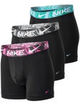 Nike Men's Essential Micro 3-Pack Boxer Brief - Black