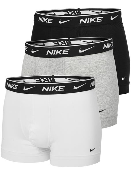 Nike Mens Trunk 3-Pack - Black/Grey/White