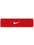 Nike Swoosh Frottee Stirnband Rot