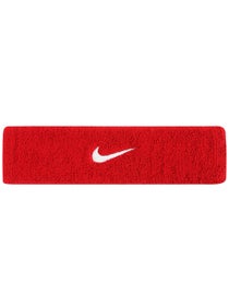 Nike Swoosh Frottee Stirnband Rot