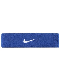 Nike Swoosh Stirnband Knigsblau /Wei