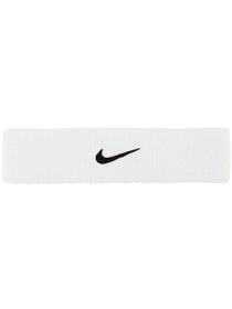 Nike Swoosh Frottee Stirnband Wei