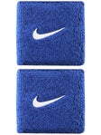2 Polsini Nike Swoosh Blu/Bianco