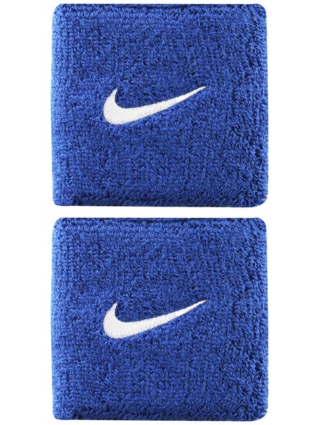 Poignets Nike Swoosh Bleu Blanc