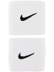 Nike Swoosh Singlewide Wristbands White