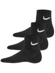 Nike Everyday Cushion Quarter 3-Pack Black Socks