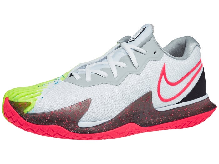 Nike Air Zoom Vapor Cage 4 White Red Lime Men S Shoe Tennis Warehouse Europe