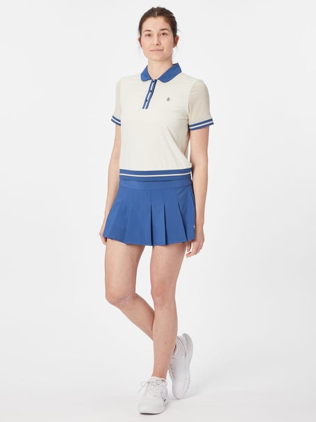 Original Penguin Womens Crop Colorblock Polo