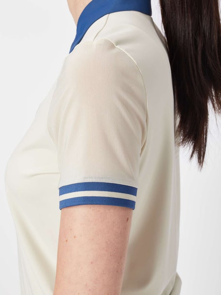 Original Penguin Womens Crop Colorblock Polo