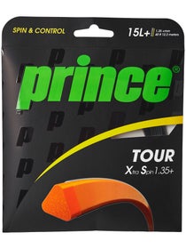 Set de cordaje Prince Tour Xtra Spin 15L/1.35 - Negro