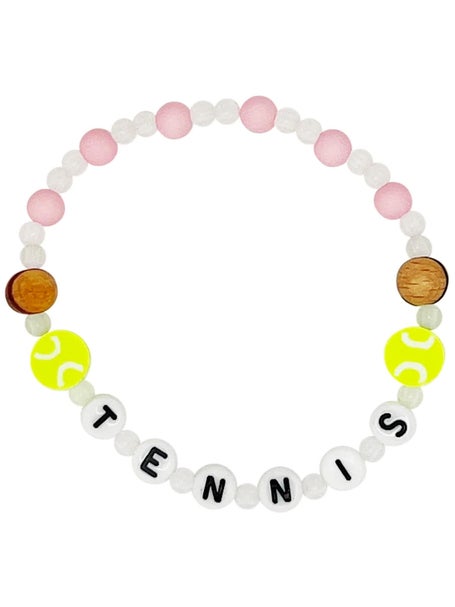 Braccialetto Racquet Inc Beaded Elastic Tennis