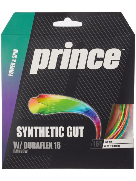 Prince Synthetic Gut Duraflex 1.30mm Tennissaite 12,2m Set