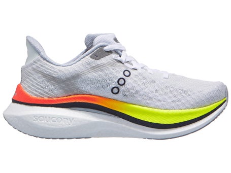 Saucony Endorphin Speed 5\Mens Shoes\White/Citron