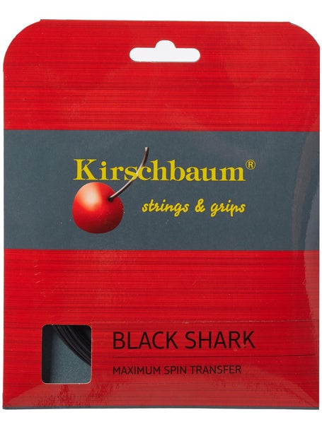 Set de cordaje Kirschbaum Black Shark 1,30 mm 16 12 m Negro