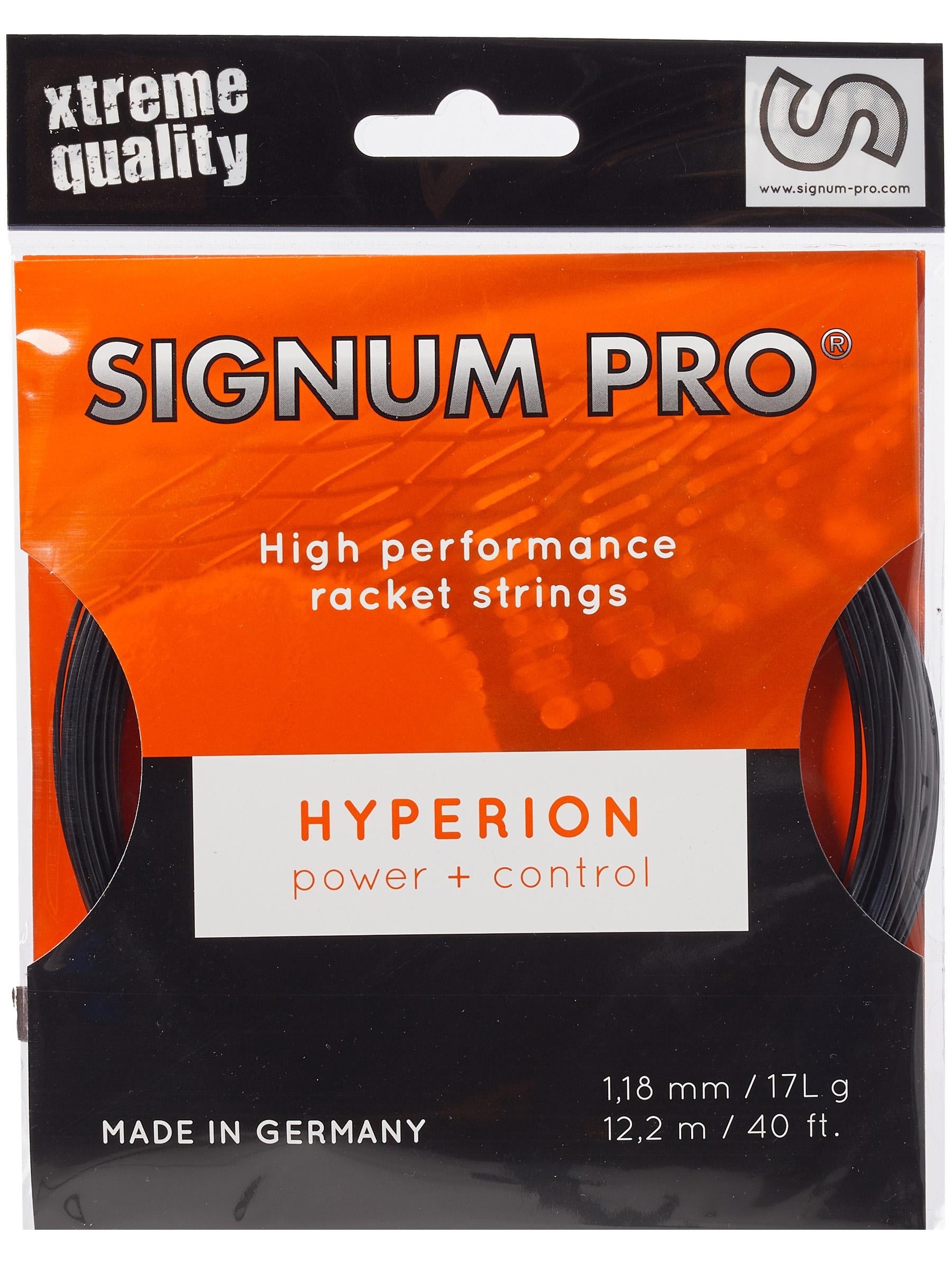 *NEU*Signum Pro Hyperion Saitenset 1.24mm Tennis Saite Set 12m String 17 touch 