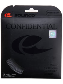 Solinco Confidential 1.25mm Tennissaite - 12,2m Set