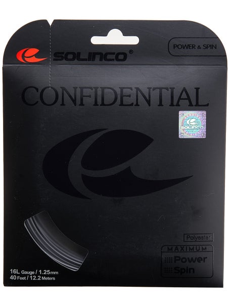 Set de cordaje Solinco Confidential 1,25 16L