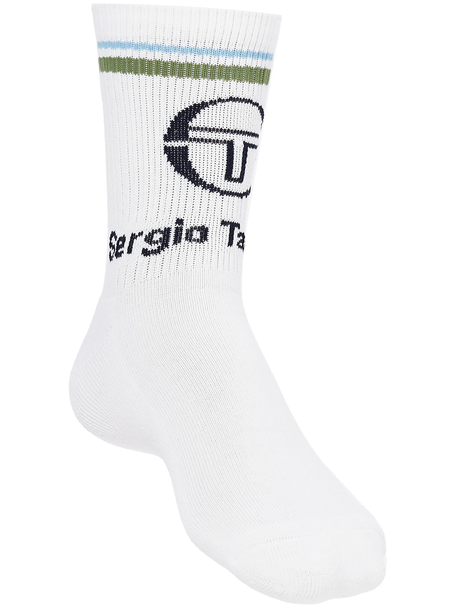 Sergio Tacchini Mens Pro Socks Navy Blue White Sports Tennis Breathable 