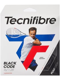 Tecnifibre Pro Black Code 1.28mm Tennissaite - 12.2m Set
