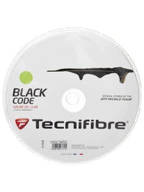 Tecnifibre Black Code Lime 1.28mm Tennissaite - 200m Rolle